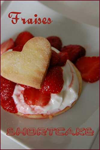 Shortcake aux fraises à ma façon, sans gluten