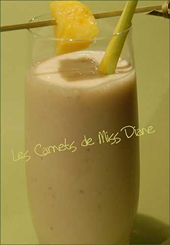 Smoothie pina colada, sans alcool.