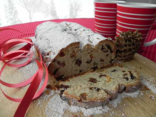 Stollen ou pain aux fruits, sans gluten