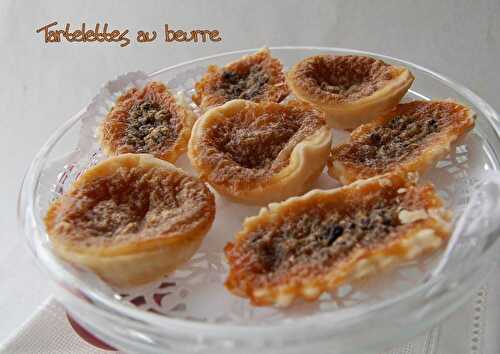 Tartelettes au beurre ou "butter tart", avec ou sans gluten