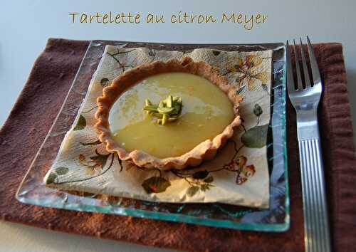 Tartelettes au citron Meyer, sans gluten