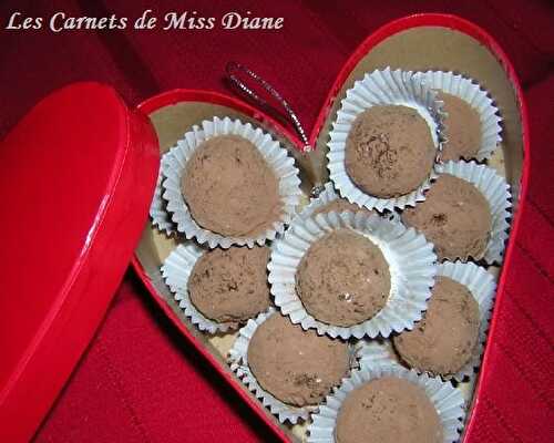 Truffes au chèvre et à la lavande, boules au rhum et à la noix de coco et gâteau fondant au chocolat noir, sans gluten