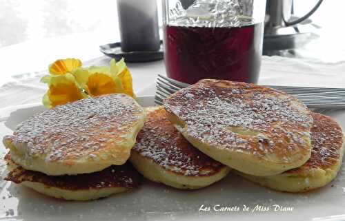 Petites crêpes au yogourt, sans gluten et sans lactose