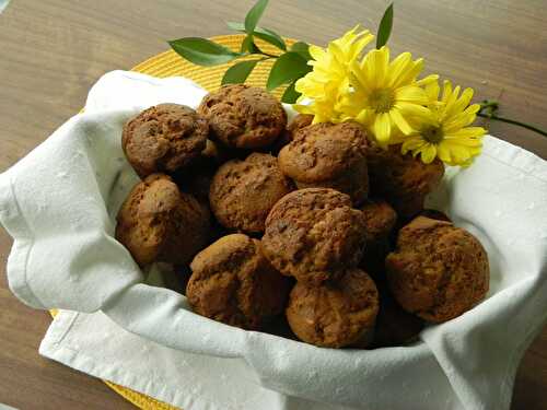 Muffins aux bananes et au beurre d'arachide, sans gluten et sans lactose