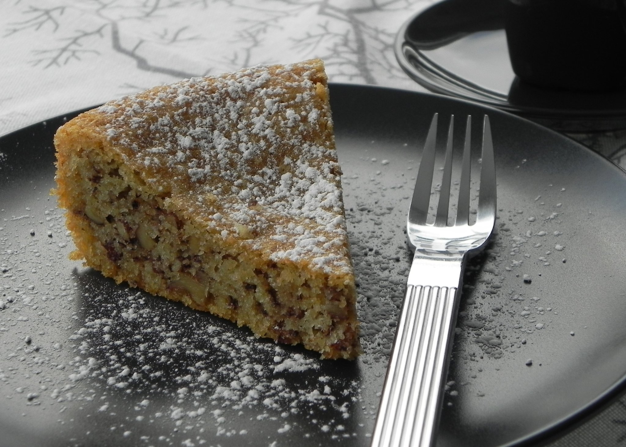 Gâteau aux noix, sans gluten et sans lactose