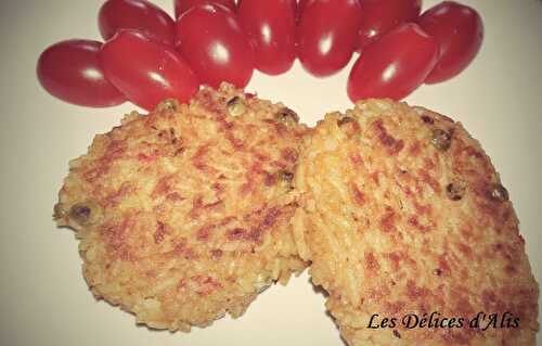 Galette de riz aux petits légumes