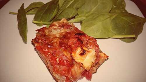 Lasagnes tomates-poulet