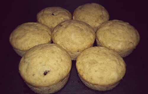 Muffins banane-choco