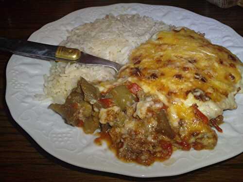 Aubergines a la moussaka