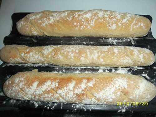 Baguettes traditionnelles maison