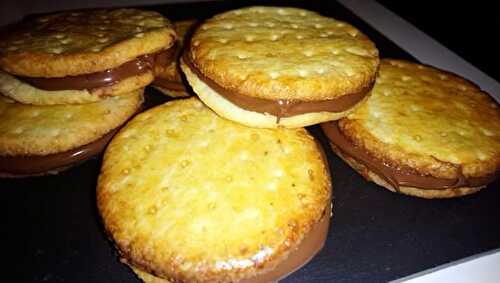 Biscuit fourrés au chocolat façon "prince"