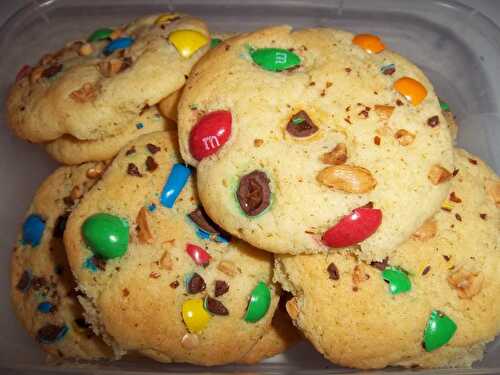 Cookies au m&ms