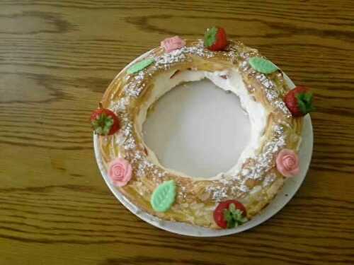 Couronne fraises/chantilly