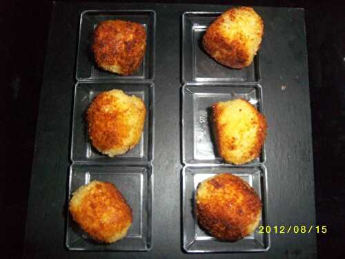 Croquette de riz au fromage