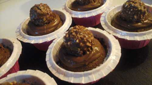 Cupcake ferrero rocher