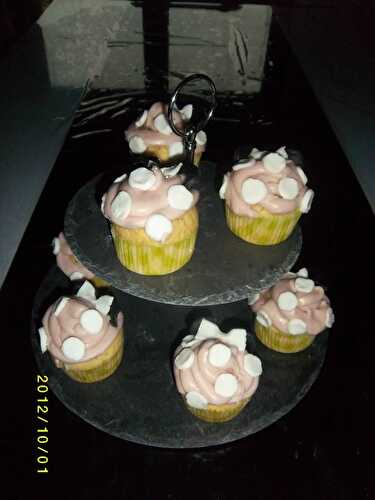 Cupcake minnie vanille-fraise