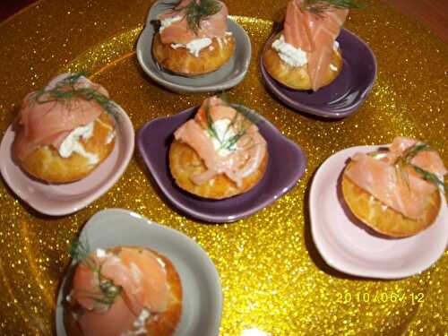 Cupcake saumon & aneth