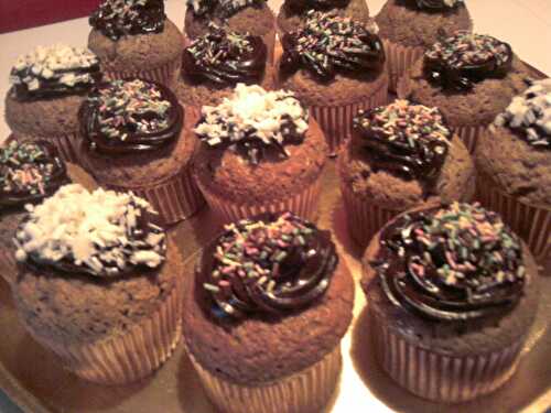Cupcakes tout chocolat - les délices d'ellena
