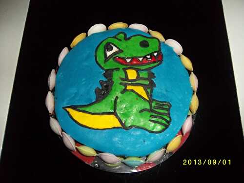 Gateau dinosaure