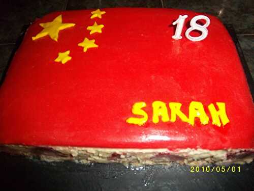 Gateau drapeau de chine