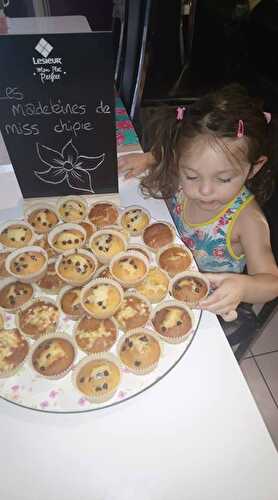 Les madeleines moelleuses de Miss Chipie #lesieur #monplatprefere