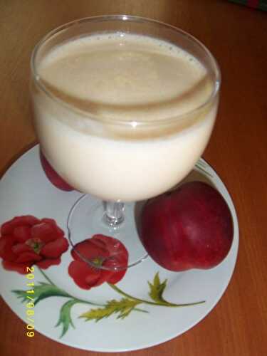 Milkshake aux nectarines