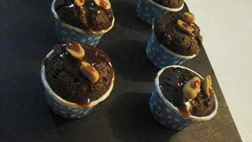 Mini - muffins caramel au beurre salé façon snickers