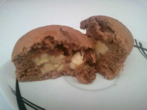 Muffin chocolat/banane - les délices d'ellena