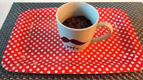 Mug cake double chocolat