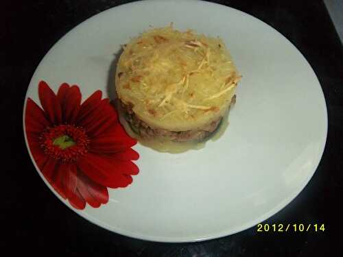 Parmentier de courgettes