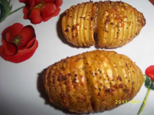 Pommes de terre hasselback