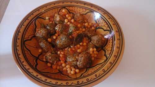 Tajine boulette de viande & épinards