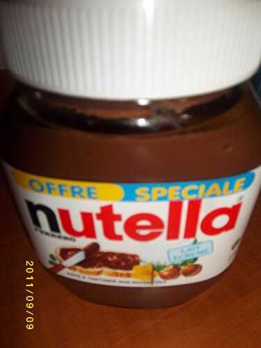 Tuiles au nutella