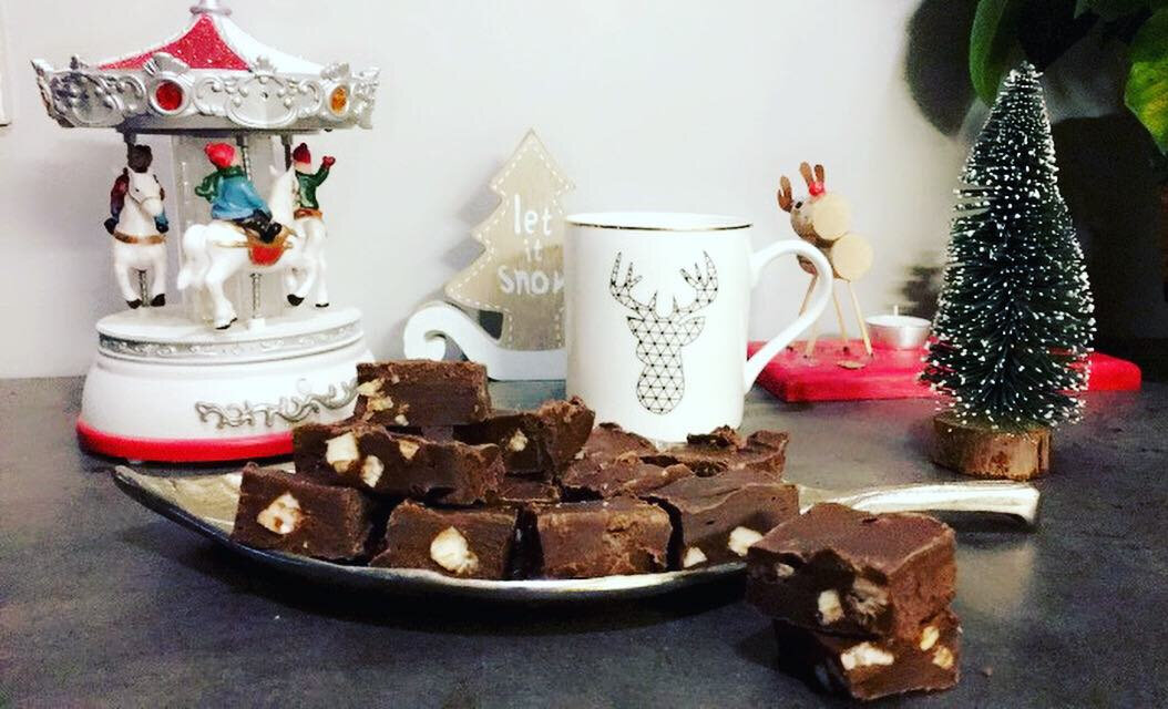 Fudges au chocolat & aux Amandes 