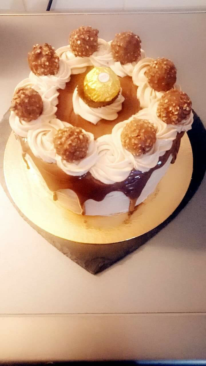 Layer cake Ferrero rocher