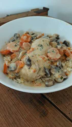 Blanquette de poulet aux champignons WW