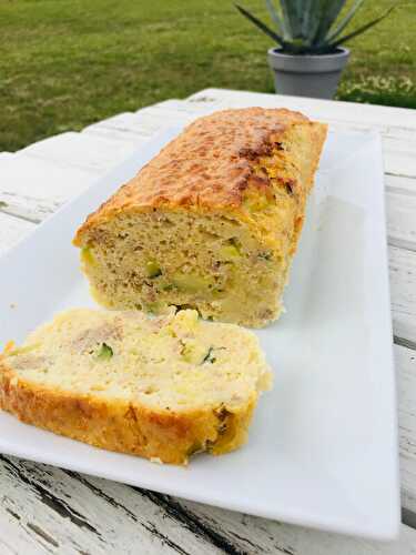 Cake au thon et à la courgette