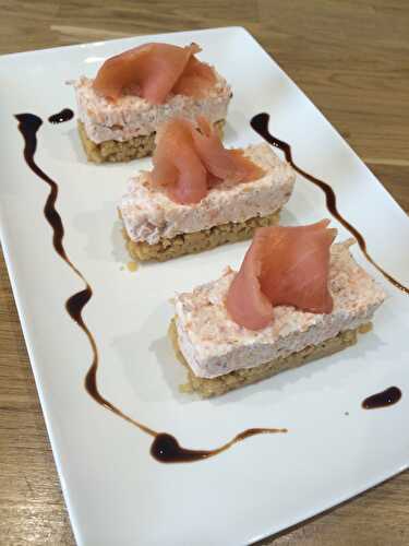 Cheesecake au saumon