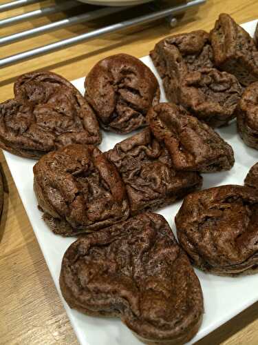 Des Muffins au chocolat (version à la faisselle) - Les délices de Delphine
