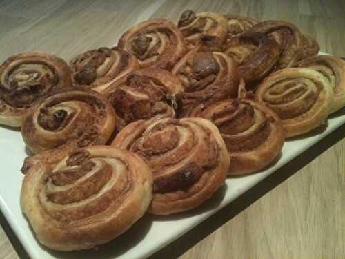 Escargots feuilletés au spéculoos