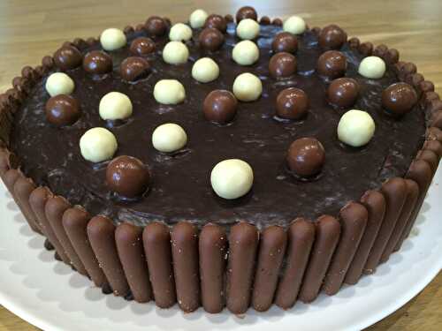 Gâteau damier chocolat et vanille "noir et blanc"