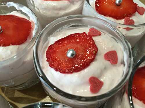 Mousse aux fraises