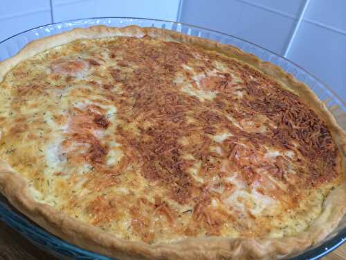 Quiche au saumon