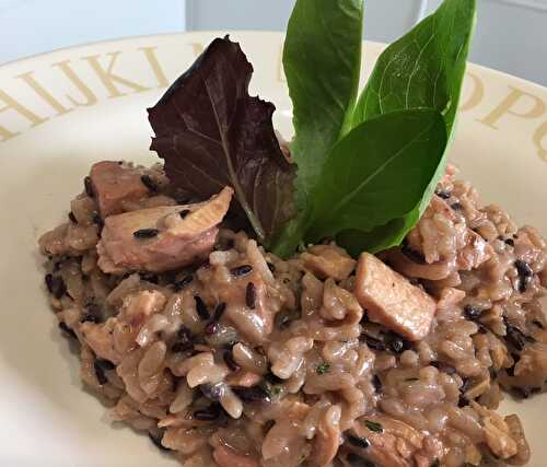 Risotto de Saumon Frais et ses Jeunes Pousses