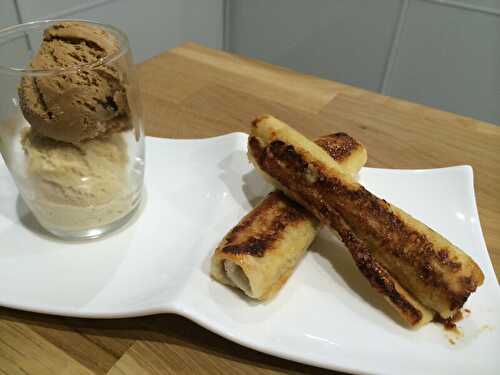 Roulé de Pain perdu, fourré au caramel beurre salé