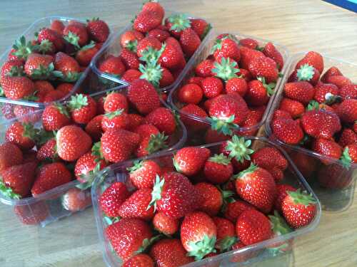 Salade de fraises "fraises des Flandres" - Les délices de Delphine