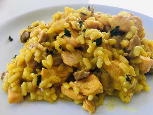 Saumon façon risotto (COOKEO)