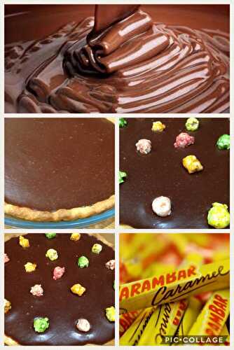 Tarte au chocolat CARAMBAR