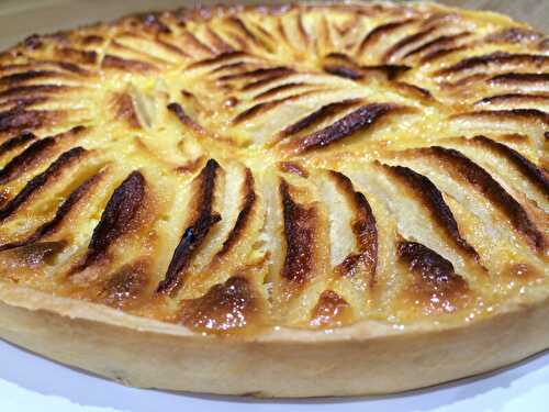 Tarte aux pommes et lait concentré