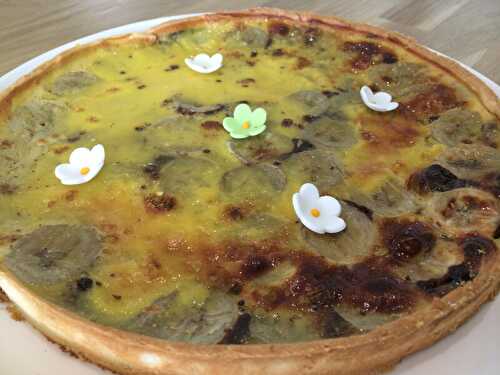 Tarte bananes chocolat